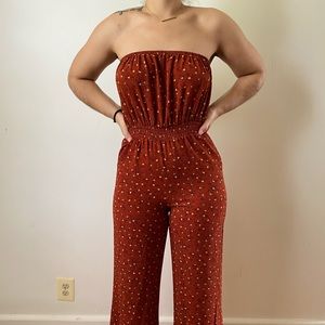 SOLD Strapless jumpsuit